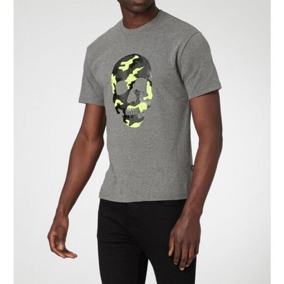 THE KOOPLES SPORT Camouflage Skull T-Shirt - Picture 1 of 9